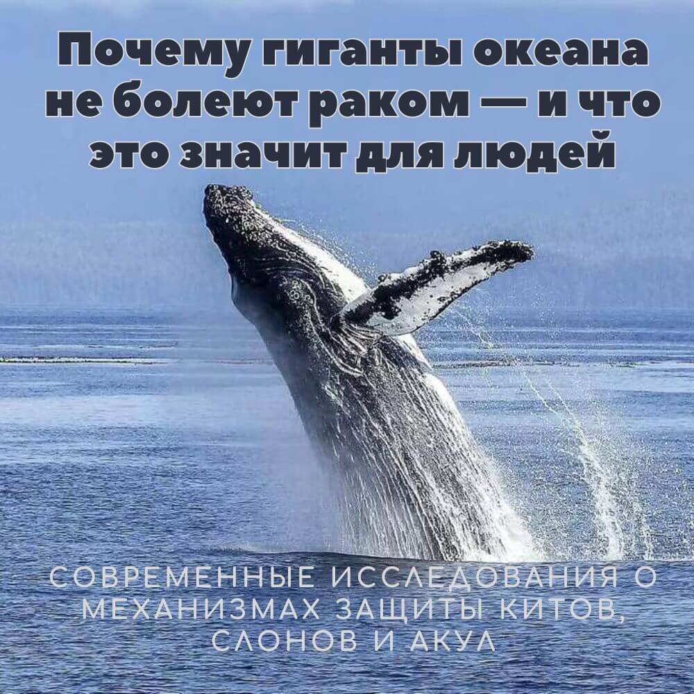 Почему киты не болеют раком. Исследования